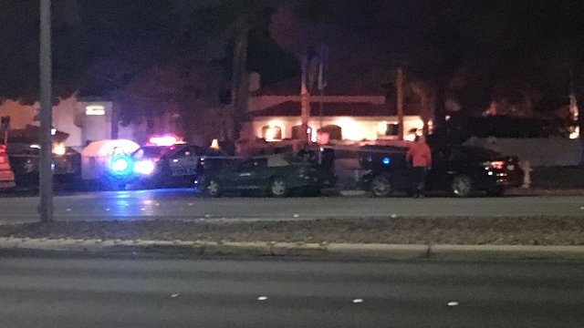 A man was found dead with a gunshot wound to his chest outside of a west Las Vegas apartment building Wednesday night police said.  Metro police officers were called to the 8500 block of West Sahara Avenue near Durango Drive at 6:11 p.m. to reports of a single gunshot, according to Lt. Dan McGrath. The victim, a 25-year-old black male, was found dead near the center of The Enclaves apartments