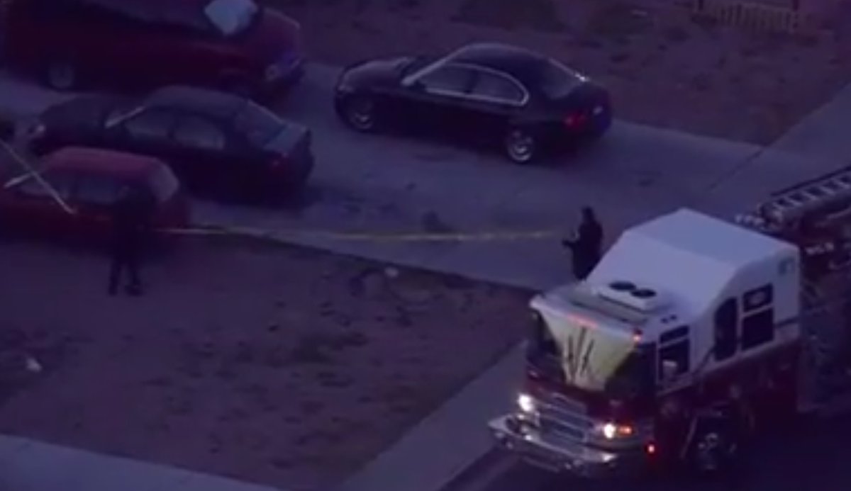 Officers are responding to a situation at 2508 Daley Street near Civic Center and Las Vegas Boulevard. An ambulance was seen leaving the home and police are now putting up crime tape