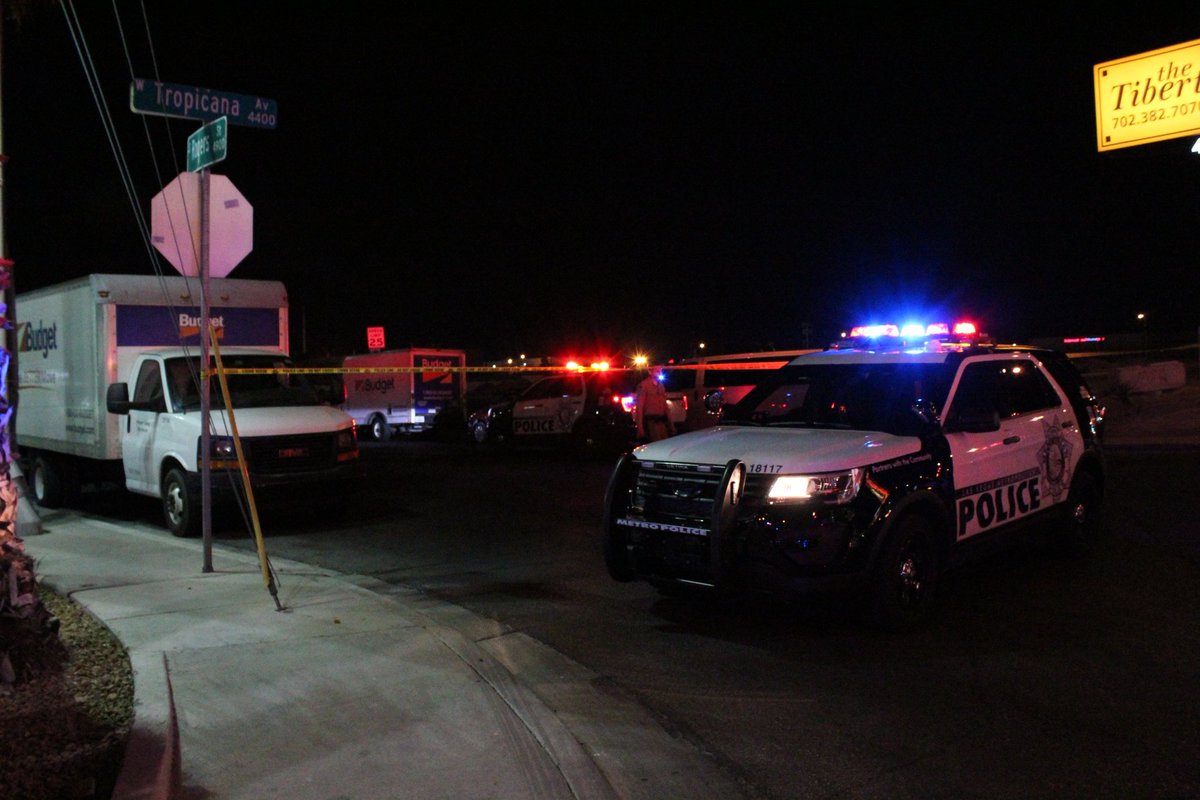 Las Vegas police are investigating after a man was shot to death in his vehicle at 4980 Rogers St., near Tropicana and Arville