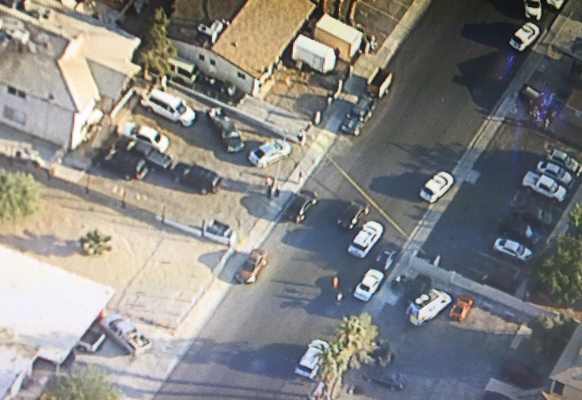 @NLVPD confirms one person deceased as result of a shooting on Ellis Street, near Carey and Belmont, NE Valley. @News3LV   