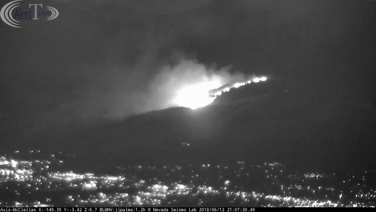 Voltaire Fire visible from McClellan Peak, Virginia Peak, Homewood and even Bald Mt, CA, some 50 miles away.   Video courtesy of Alert Tahoe.   
