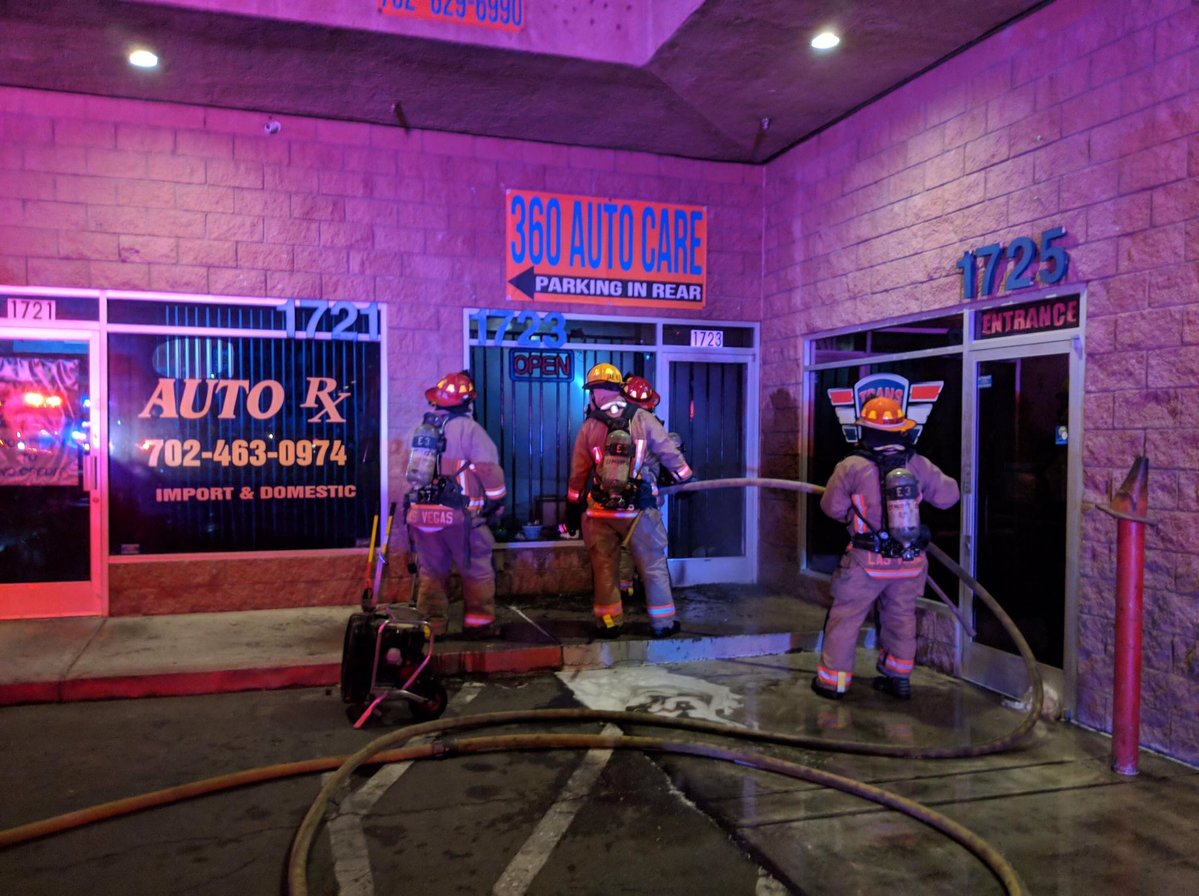 Fire is OUT in auto shop office fire. Cause under investigation. Several units being released from scene.   