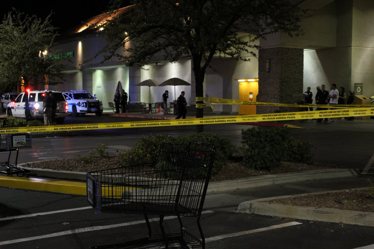 Henderson police are investigating at a Vons on the corner of Pecos and Windmill after officers fired shots at a vehicle. Police were called here at 8:10 p.m. for reports of a suspicious vehicle.