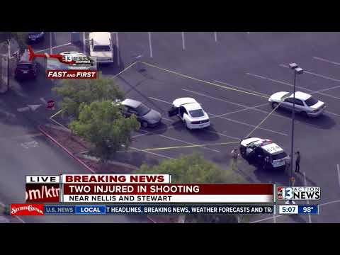 Police searching for shooting suspect near Nellis