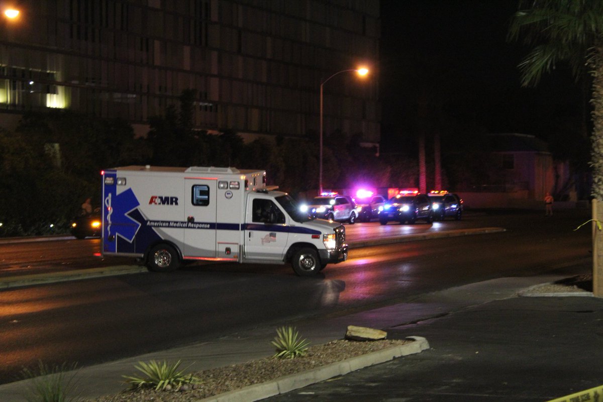 Homicide detectives are investigating after a person was found dead inside a vehicle on Arville near Flamingo