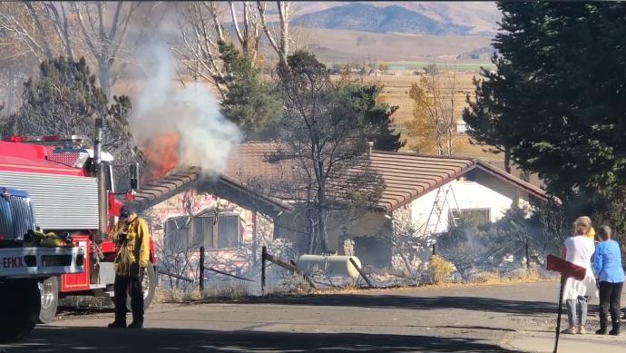 Controlled burn in Gardnerville gets out of control    