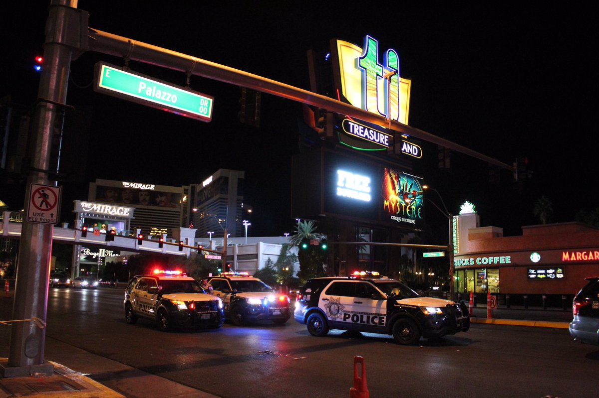 Police are blocking several lanes of northbound Las Vegas Boulevard in front of the Palazzo while they investigate an injury crash.
