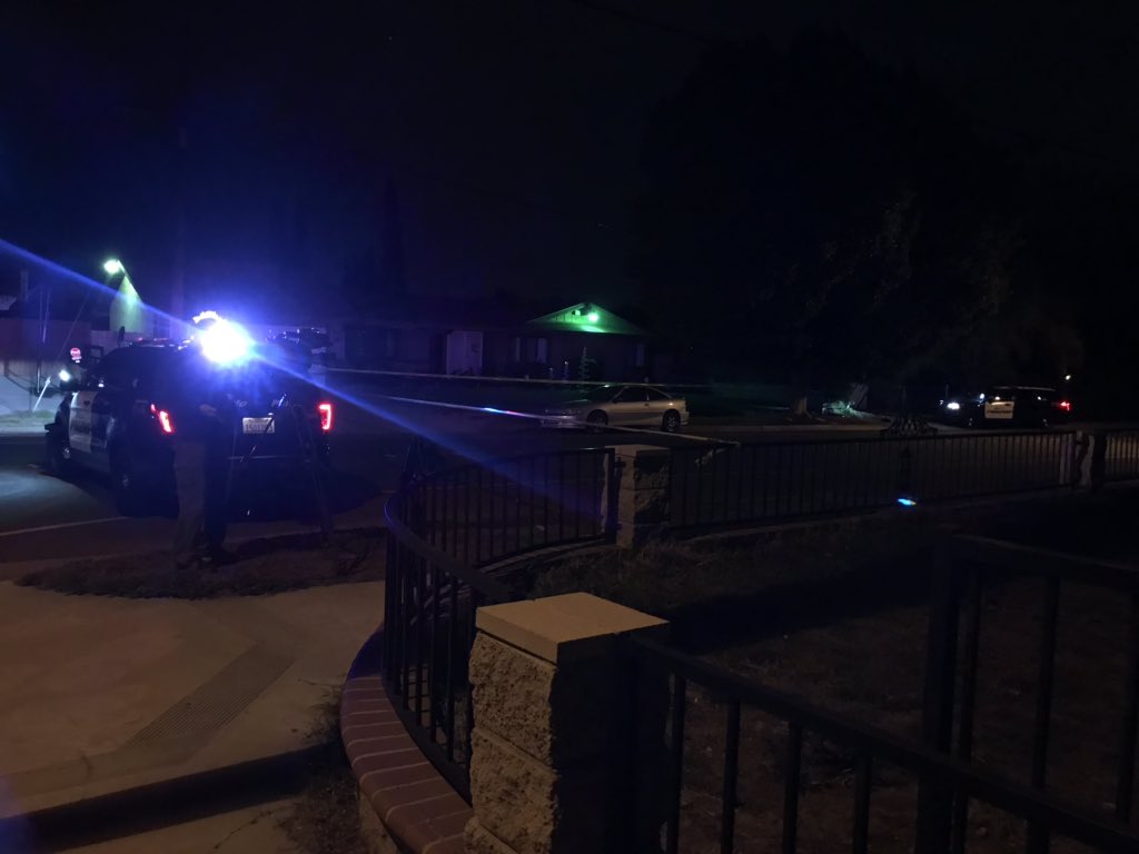 Police investigating a shooting between officers and a man at 1700 blk of Sycamore. Condition of man not known. Police say disturbance led to shooting. K9 was also deployed.
