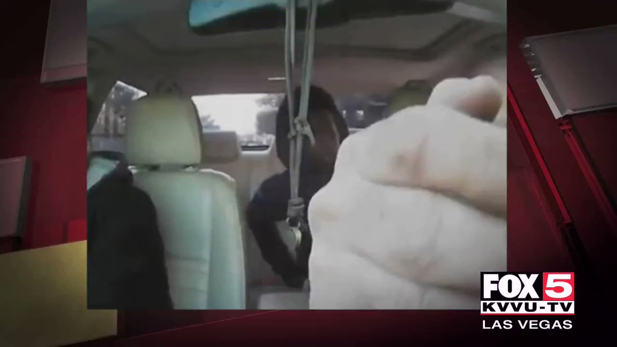 Police are searching for two young passengers who attacked a Las Vegas Uber driver