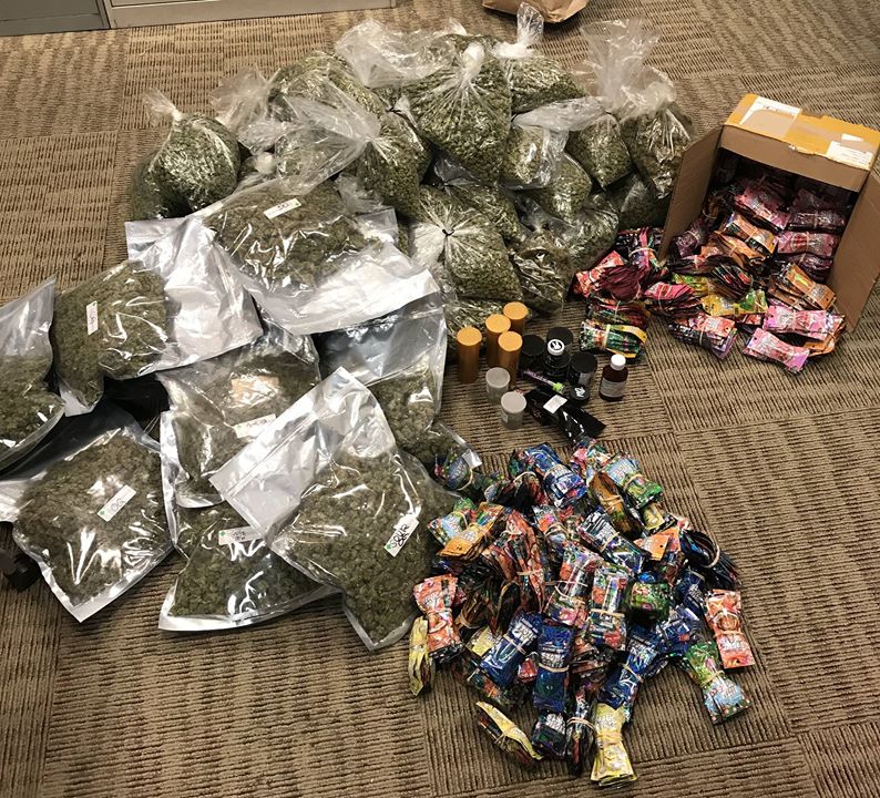 Mesquite police arrest 2 men for transporting more than 60 pounds illegal marijuana