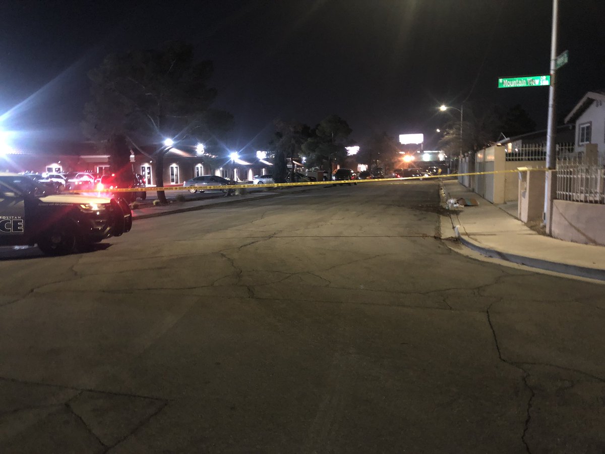 Del Monte Ave and S. Angel Drive  still blocked off following a shooting from last night. One man is dead