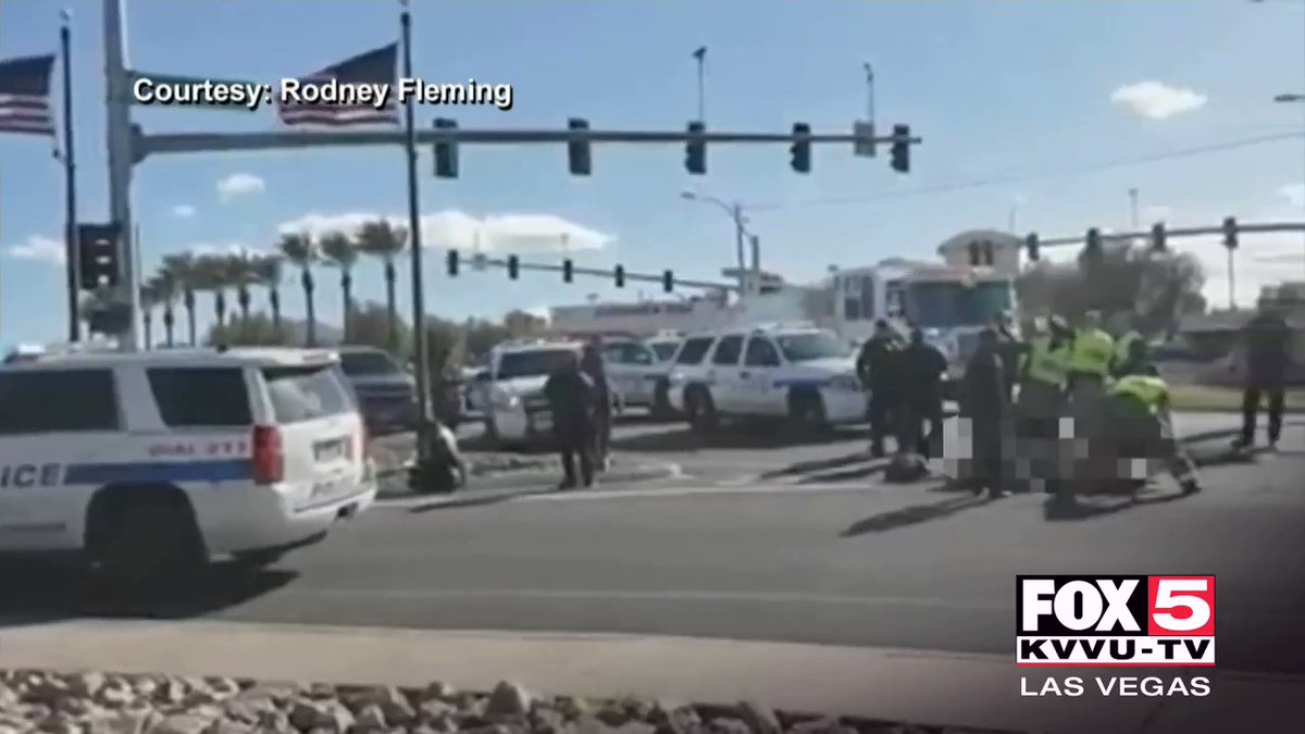 3 people hit by car following Henderson police chase; suspect at large
