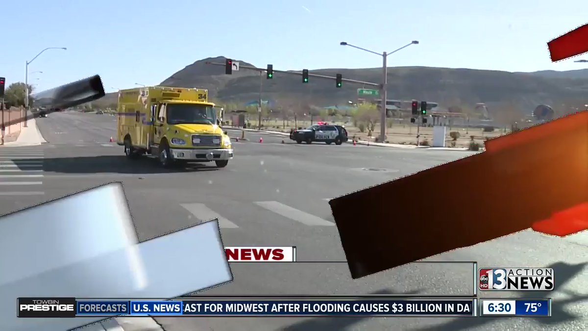 Las Vegas police are investigating a deadly crash in the southwest part of town on Monday afternoon.