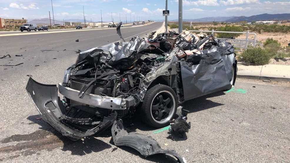 Woman dies nine days after crash near Blue Diamond, Rainbow    