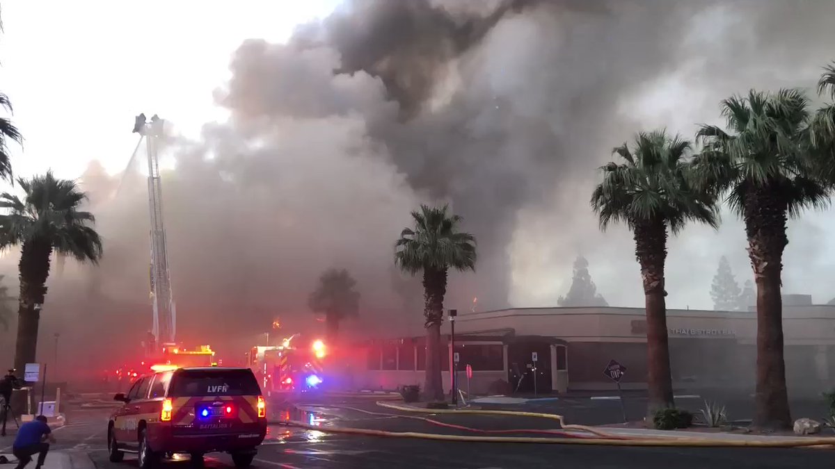 Still some active flames- heavy smoke making it difficult to see the building. The smoke is stretching for miles 