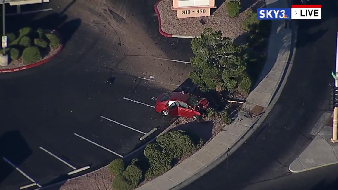 Man suffers life-threatening injuries in west Las Vegas valley car crash    