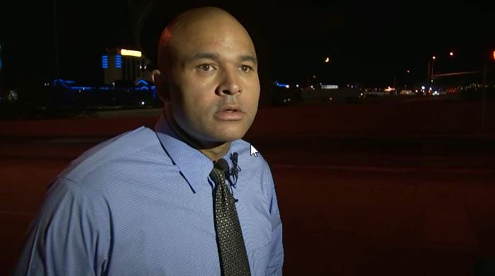 Las Vegas Metropolitan Police said they were investigating a homicide on northbound I-15 between Silverado Ranch Boulevard and Blue Diamond Road on Monday night. 
