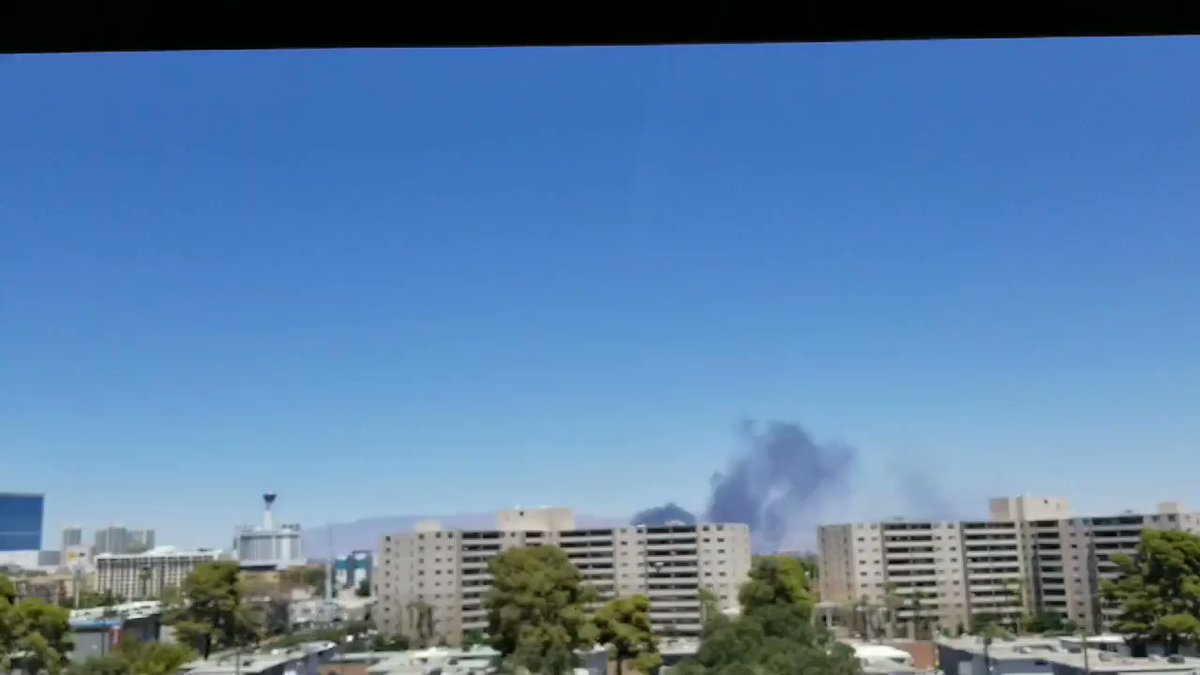 Fire reported in Vegas.