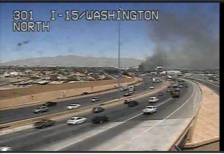 Many people in the Las Vegas Valley may be seeing a big cloud of smoke in the northern part of the valley rightnow. It's a business fire in area of Lake Mead and I-15. Firefighters are on the scene. 