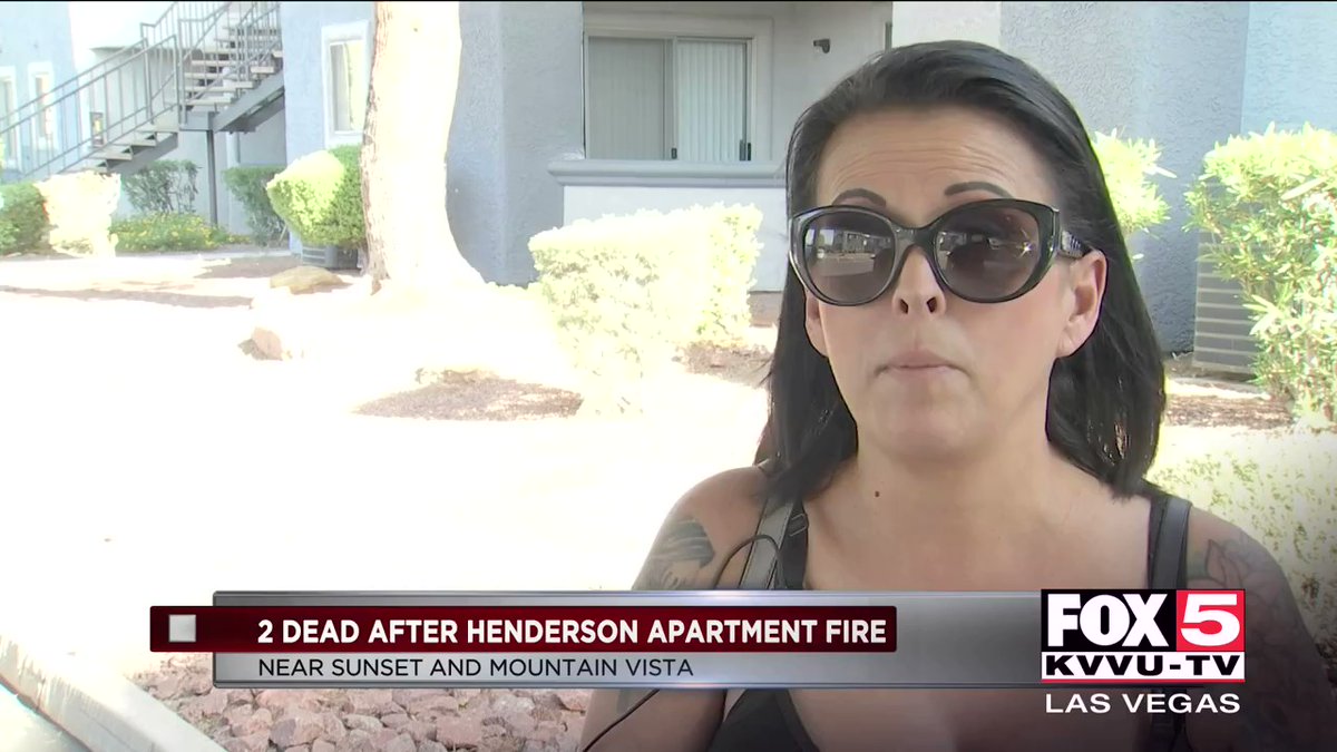 Neighbors said the woman and man who died in a Henderson fire this morning were mother and son. Her other son was injured and taken to the hospital