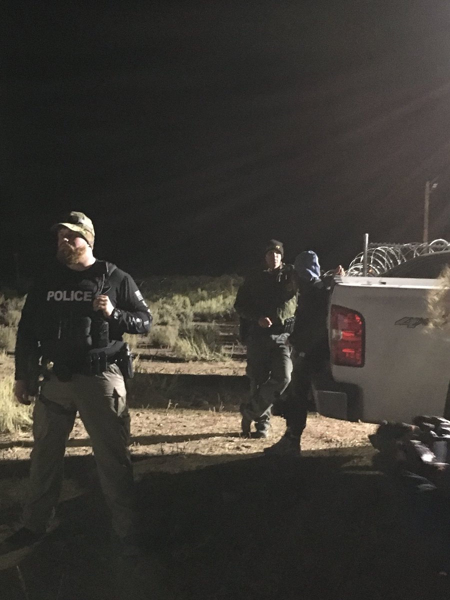AREA51: at least 1 person tried to storm, didn't make it very far (barely a step) and got a firm talking to by police. No arrests or fines that we're aware at this point .@News3LV
