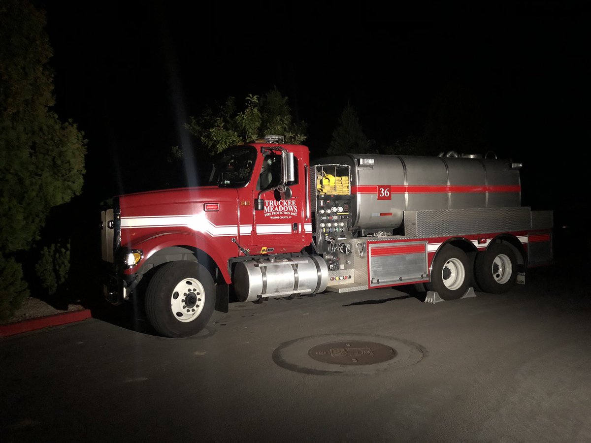 Is responding to a brush fire in Southwest Reno. No structures appear to be threatened at this time