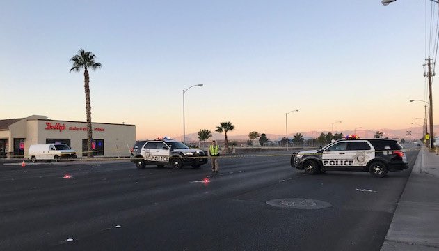 LVMPD is searching for a suspect or suspects in the early morning shooting of a woman in her car near Lake Mead Blvd. & Nellis Blvd. in LasVegas. Police say it could be a case of road rage.