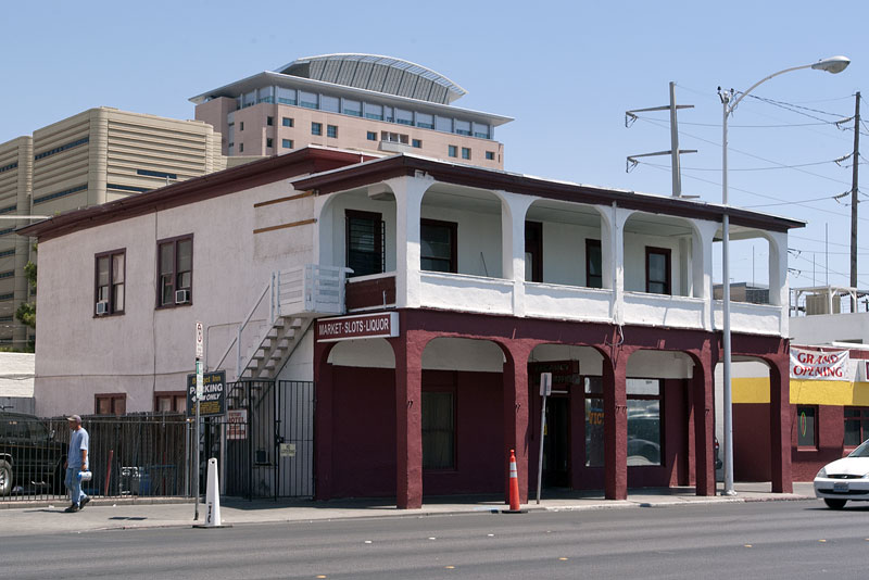Historic building once known as Victory Hotel caught fire early this morning