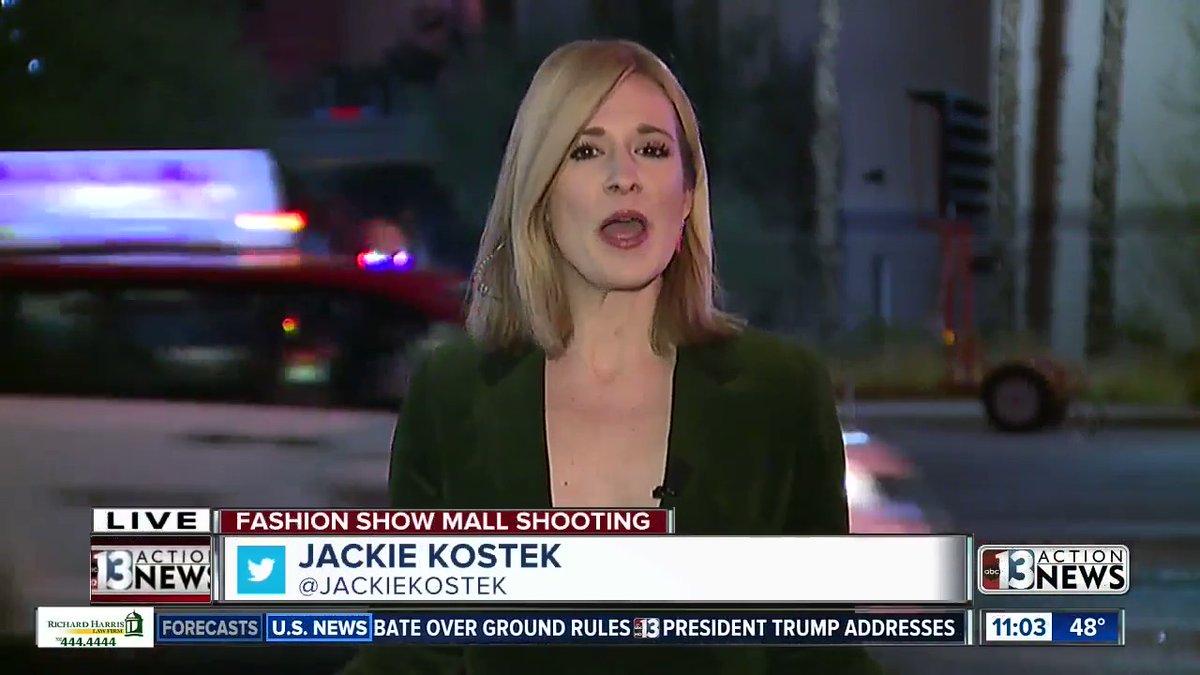 People inside FashionShowMall tonight when the shooting happened describe a chaotic scene - people running, hiding in the back of stores and texting their loved one. One man described it as the scariest night of his life    