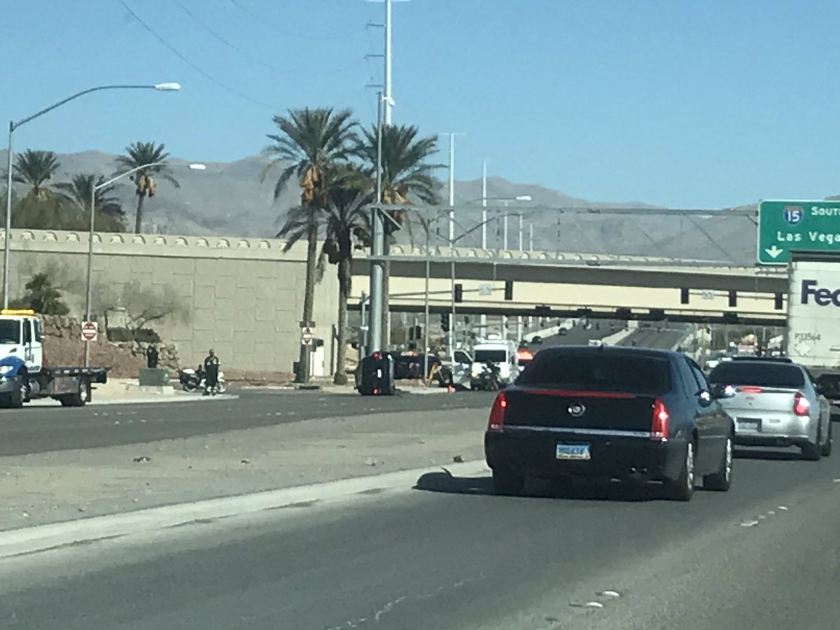 Just drove by the intersection of Lamb and I-15 where police are investigating an officer involved shooting. Not confirmed that this is the scene, but it's definitely a part of traffic closures in the area. Several off ramps closed as well as the south side of Lamb