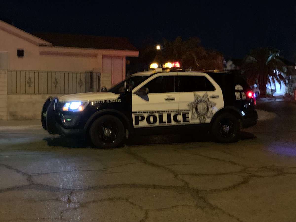 @LVMPD is investigating a homicide near Twain & Rainbow. Metro Police say they responded to a report of a shooting at a house in this neighborhood just after 9:00 p.m. One person was shot and  pronounced dead at the hospital.