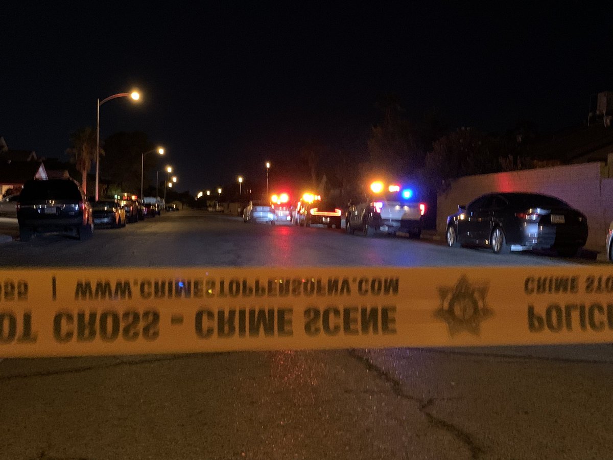@LVMPD is investigating a homicide near Twain & Rainbow. Metro Police say they responded to a report of a shooting at a house in this neighborhood just after 9:00 p.m. One person was shot and  pronounced dead at the hospital.