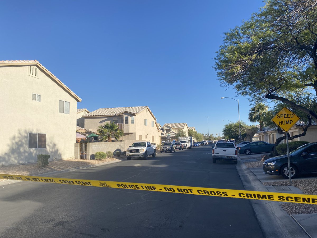 LVMPD is releasing minimal information. Simply confirming homicide detectives are responding to an event. Happened around 4:20 p.m. Several streets are blocked off and those who live there are being told it'll be a couple hours. CSI is here