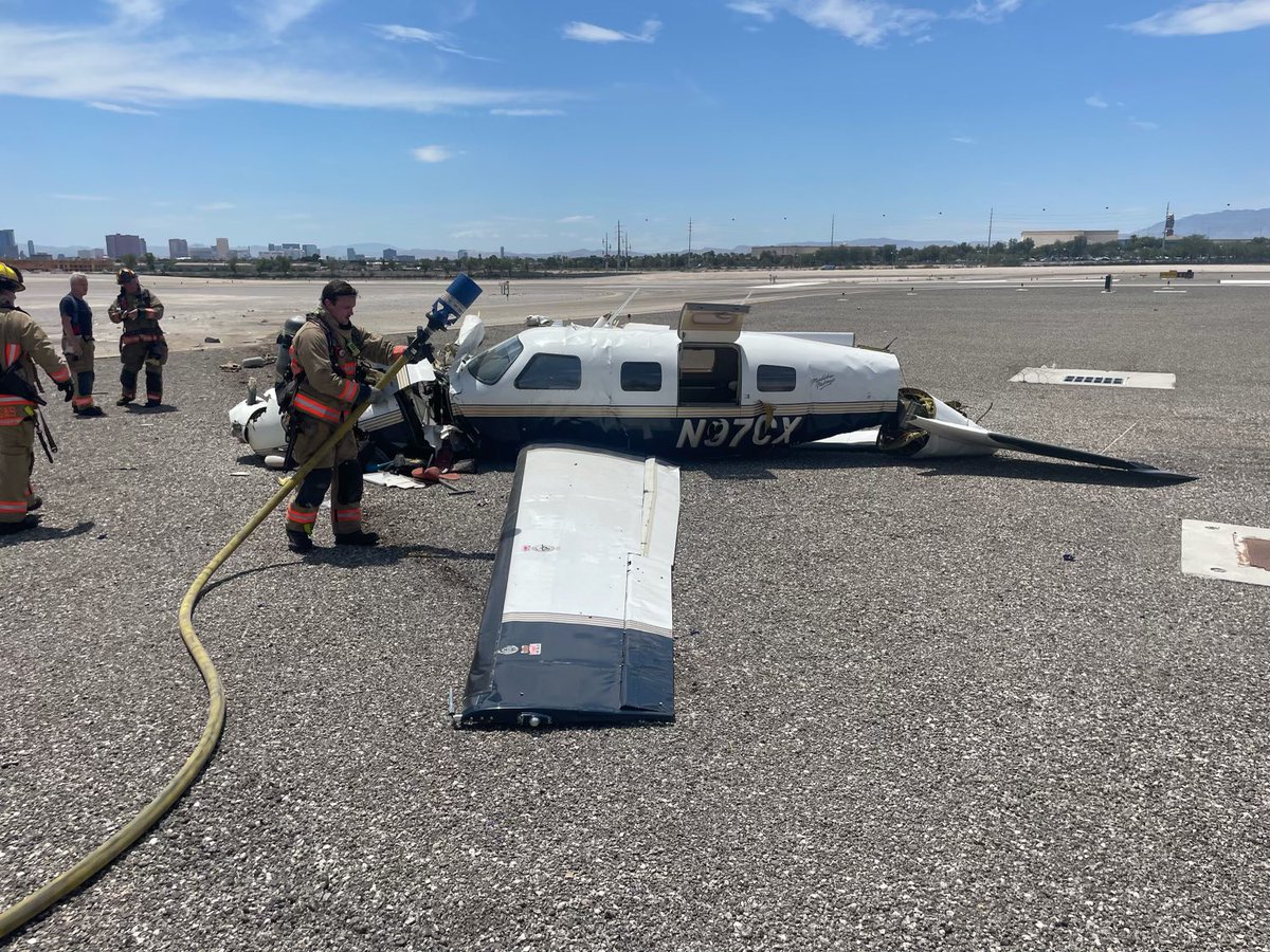 At least four people killed after two small planes collided mid-air at North Las Vegas Airport in Nevada, fire authorities say; accident under investigation