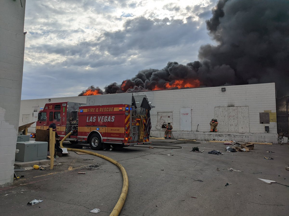 At 5:30 p.m. a fire was reported at 2230 Industrial Road, which is a vacant strip mall.   It took approximately 70 minutes for crews to put out the fire.   No injuries reported. Investigators are on scene