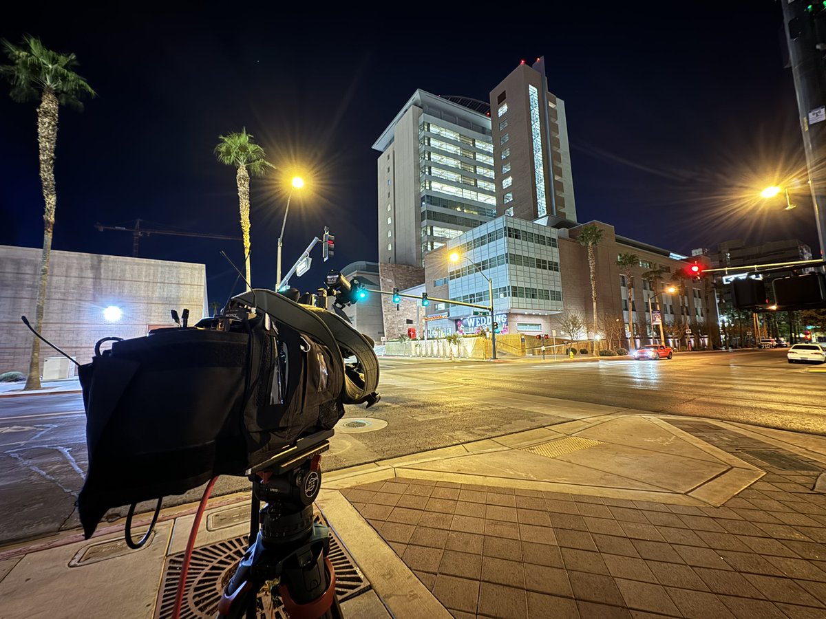 Clark County Regional Justice Center in Downtown Las Vegas. This morning, the driver charged in the killing of two Nevada State Police troopers is set to make his first appearance in court. 