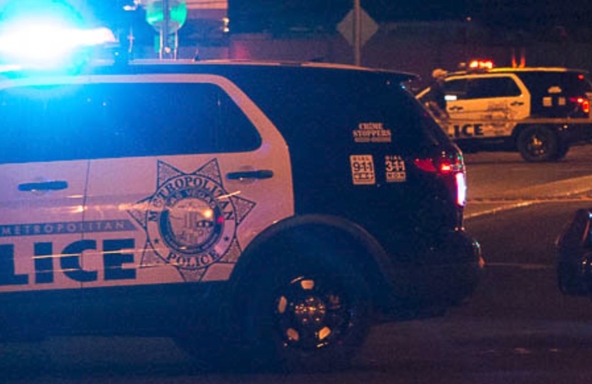 A person died from a gunshot wound near North Nellis Boulevard and Las Vegas Boulevard North on Wednesday evening, police said