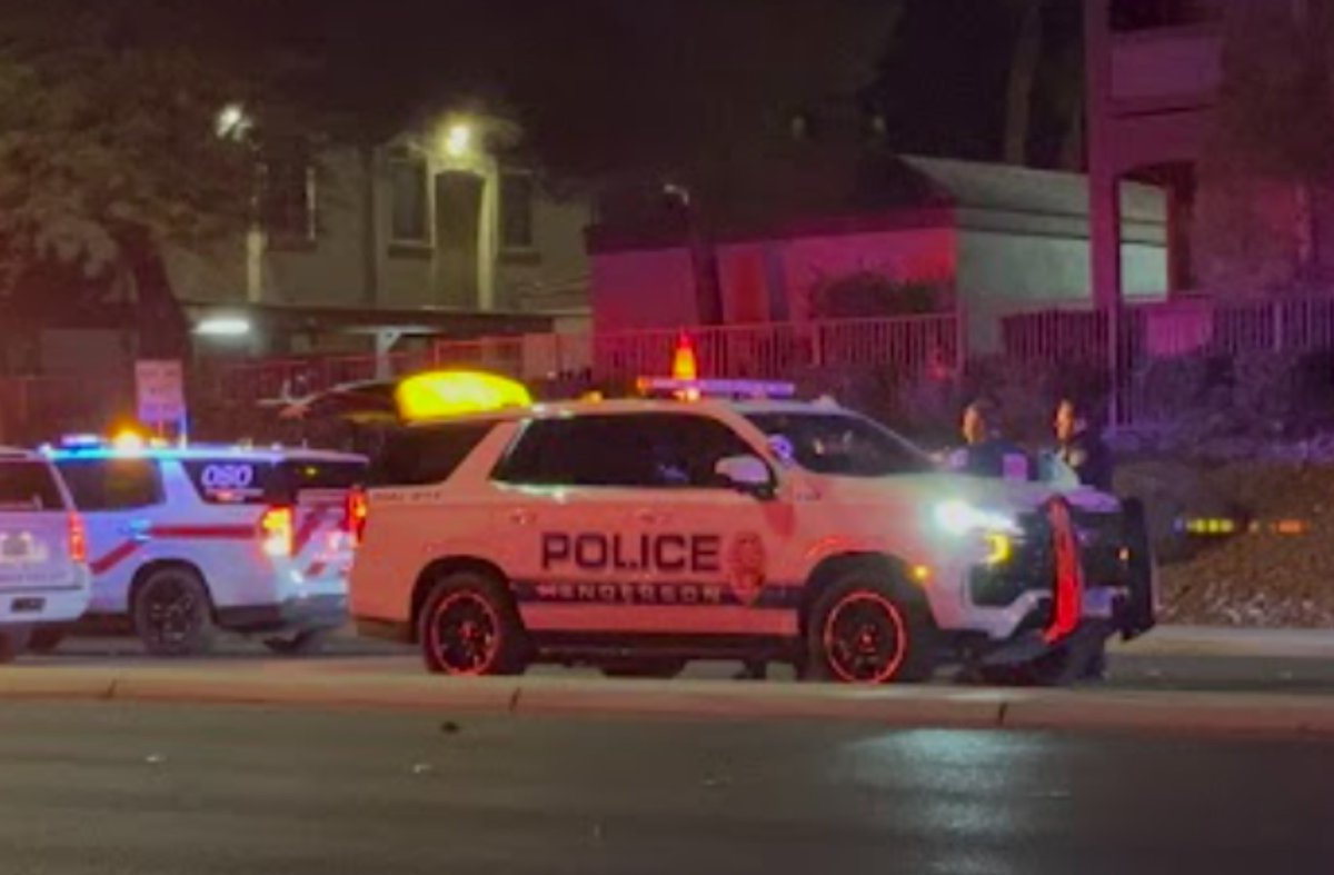 A male was injured in an apparent shooting in Henderson tonight