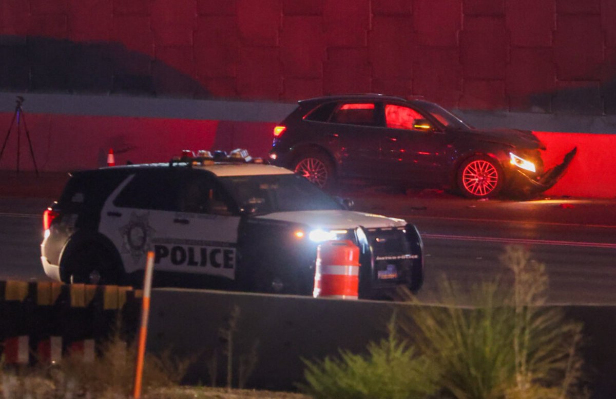 On Thursday night, a motorist was fatally shot while driving on Interstate 15 near the Strip, police said