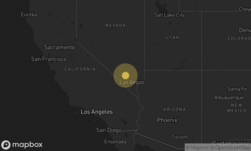 A 4.1 magnitude earthquake occured at 7 km NNW of Indian Springs, Nevada.