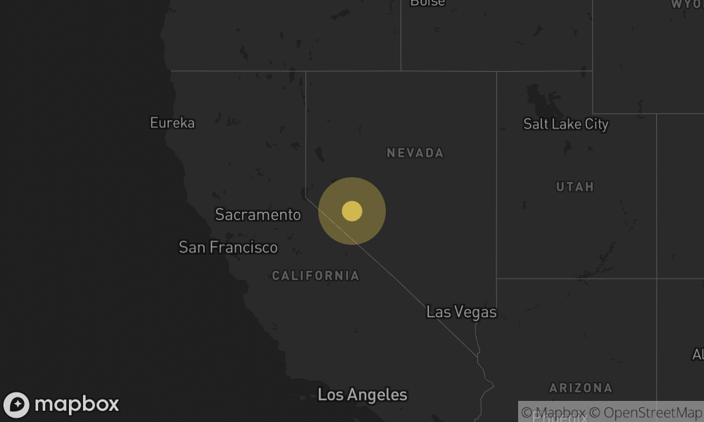 A 3.6 magnitude earthquake occured at 16 km NNE of Hawthorne, Nevada.