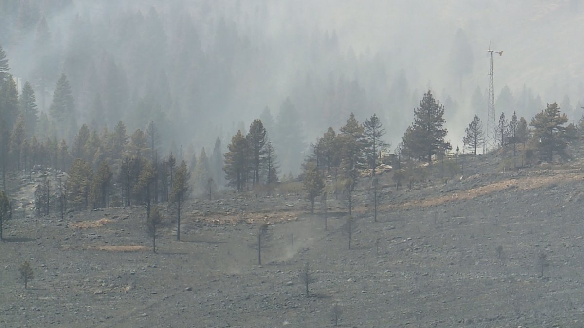 The DavisFire has reached 5,824 acres and containment has increased to 37% as of Wednesday night despite unfavorable conditions for most the day