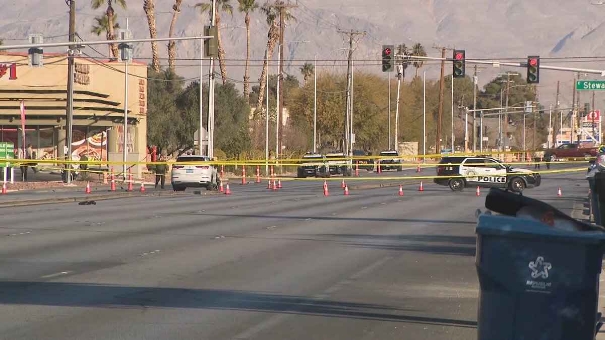 Suspect hits & kills pedestrian while fleeing from officers in east Las Vegas, police say