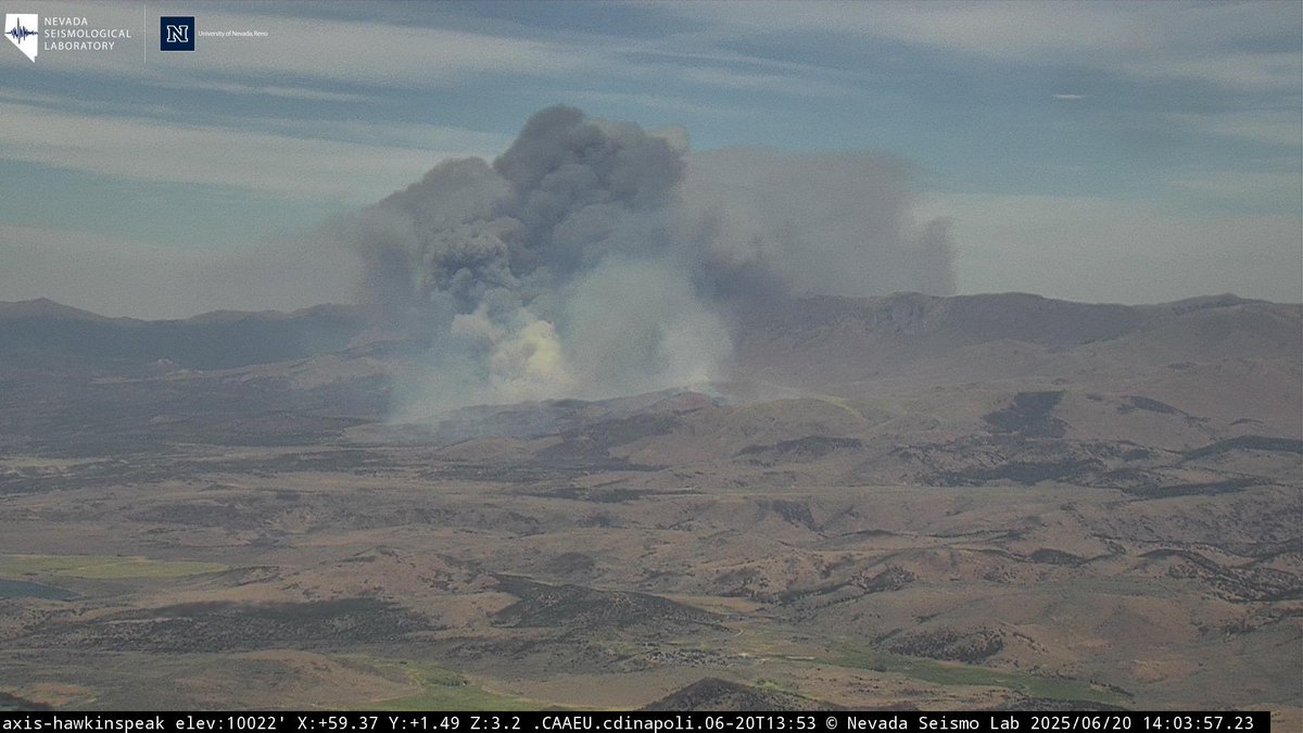 Looks like the ConnerFire in Douglas County, Nevada is gone, 2,000-2,500 acres, moving at a Rapid Rate of Spread. Looks like Aircraft is getting released due to Winds, had some help from Two LATS and Two Cal Fire S2 Air Tankers this morning