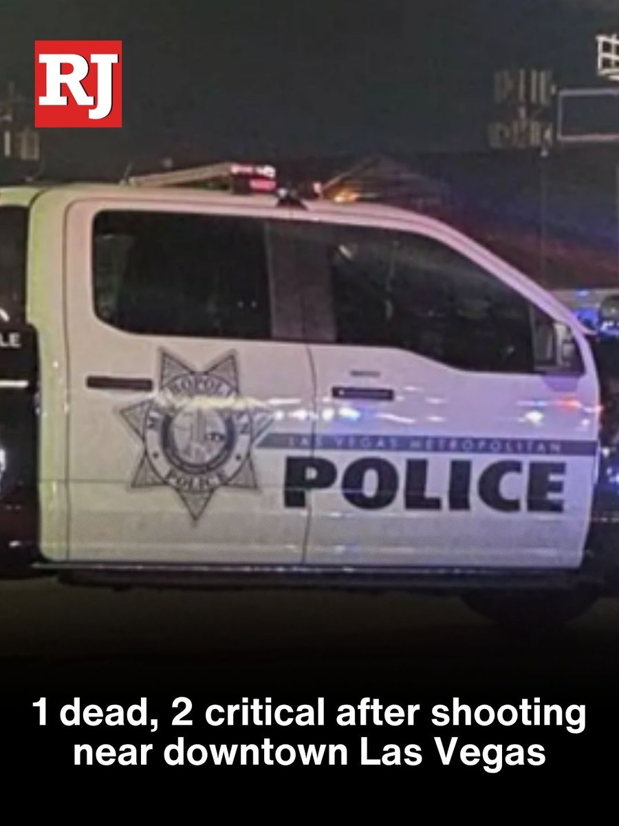 Las Vegas police are investigating a shooting Wednesday night that left one person dead and two others critically injured