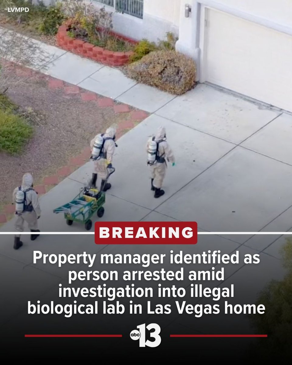 person taken into custody after police raided a home in east Las Vegas and found evidence of a possible illegal laboratory inside