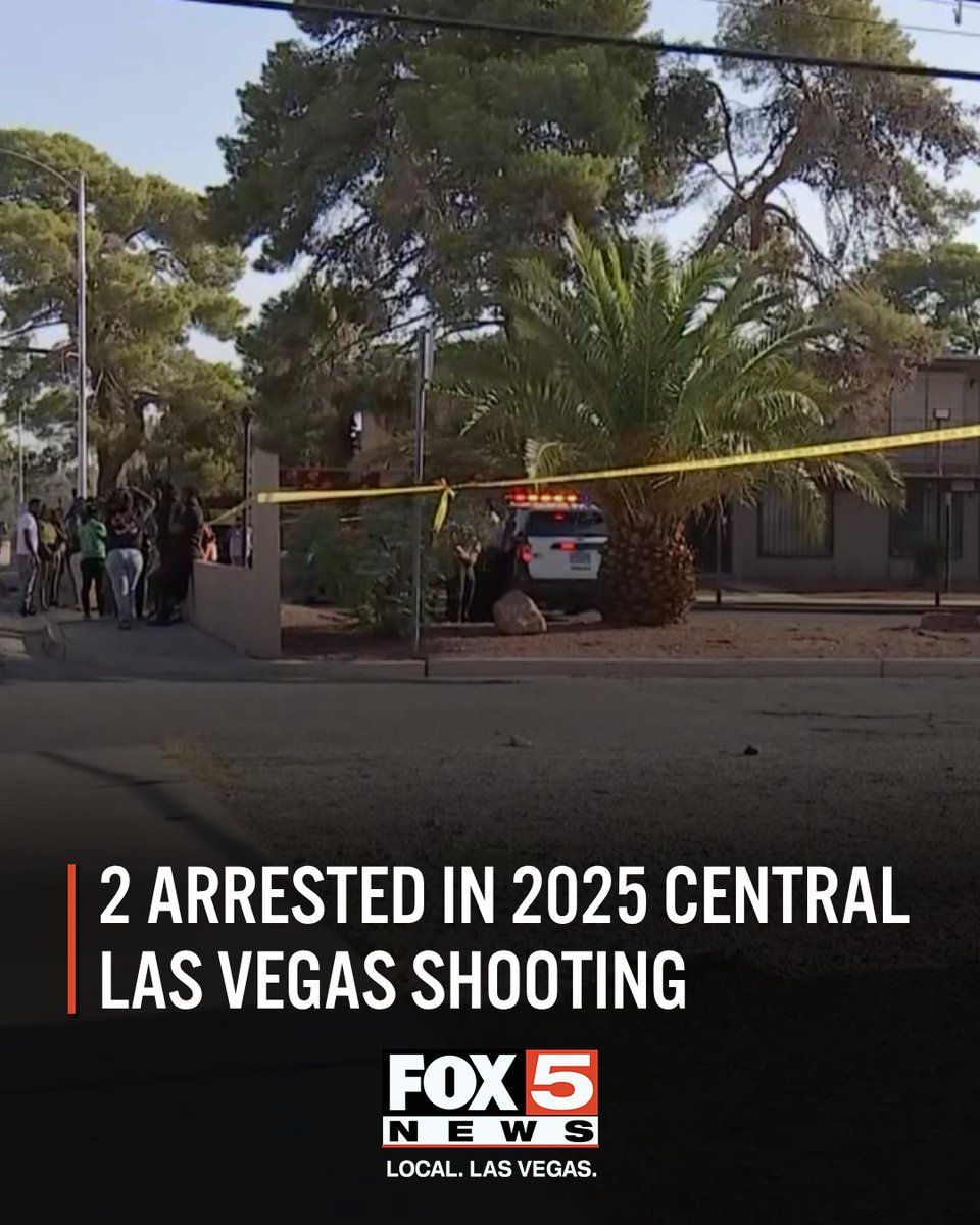 Las Vegas Metro Police have arrested two people in connection with a deadly shooting last June near Twain and University Center