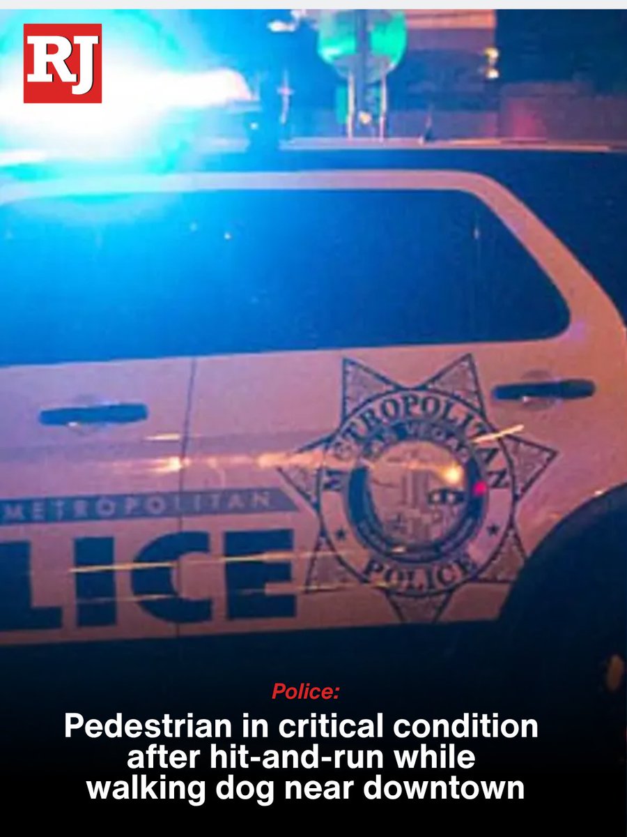 A pedestrian is facing life-threatening injuries after he was hit by an SUV while walking his dog early Saturday morning, police say