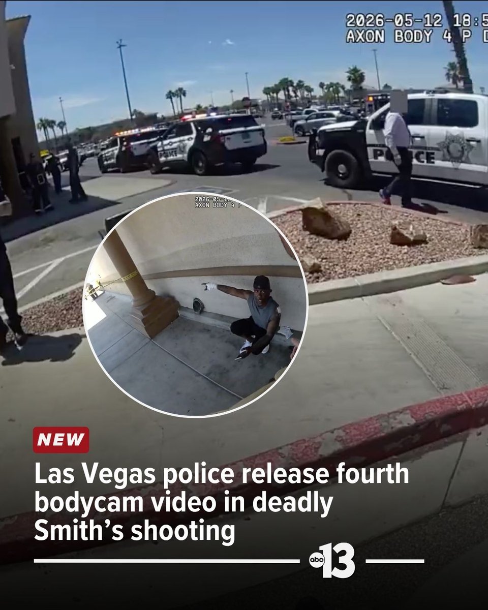 LVMPD released additional bodycam video on Tuesday showing the law enforcement response to the deadly shooting at Smith's in May