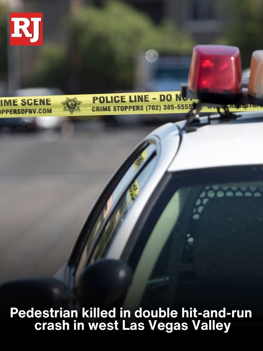 A 63-year-old man was killed in a double hit-and-run crash early Thursday morning in the west Las Vegas Valley, according to police